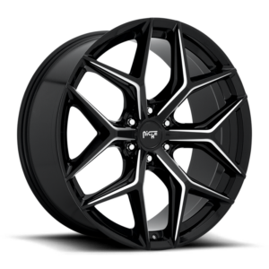 Niche 1PC M232 VICE SUV, GLOSS BLACK MILLED (24x10 ET30 6x135)