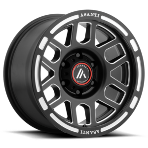 Asanti Off Road AB812 CLAYMORE, Satin Black Milled (17x8 ET0 8x180)