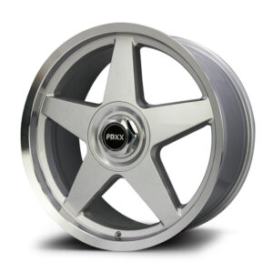 PDXX CANNON PDXX, MACHINED LIP SILVER (20X9.5 ET43 5X120)