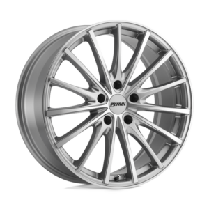 Petrol P3A, SILVER W/ MACHINED CUT FACE (19x8 ET40 5x108)