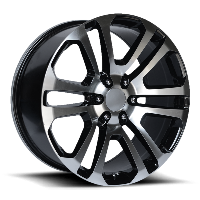 OE Creations PR158, Gloss Black with Machined Face (20x9 ET24 6x139.7)