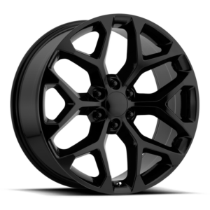 OE Creations PR176, Gloss Black Milled (24x10 ET24 6x139.7)