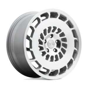 Rotiform 1PC R135 CCV, GLOSS SILVER MACHINED (18x8.5 ET35 5x112)