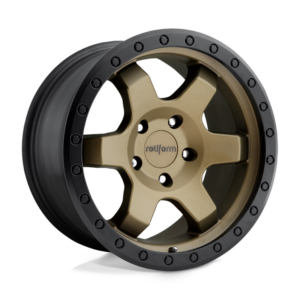 Rotiform 1PC R150 SIX-OR, MATTE BRONZE BLACK BEAD RING (17x9 ET1 5x127)