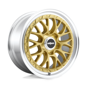 Rotiform 1PC R156 LSR, MATTE GOLD MACHINED (18x8.5 ET35 5x114.3)