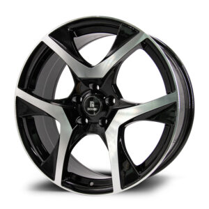 Rseries VF2 Rseries HF, MACHINED FACE BLACK (20X9.5 ET45 5X120)