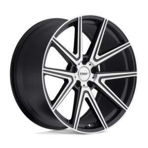 TSW ROUGE, GUNMETAL W/ MIRROR CUT FACE (18x9.5 ET40 5x114.3)