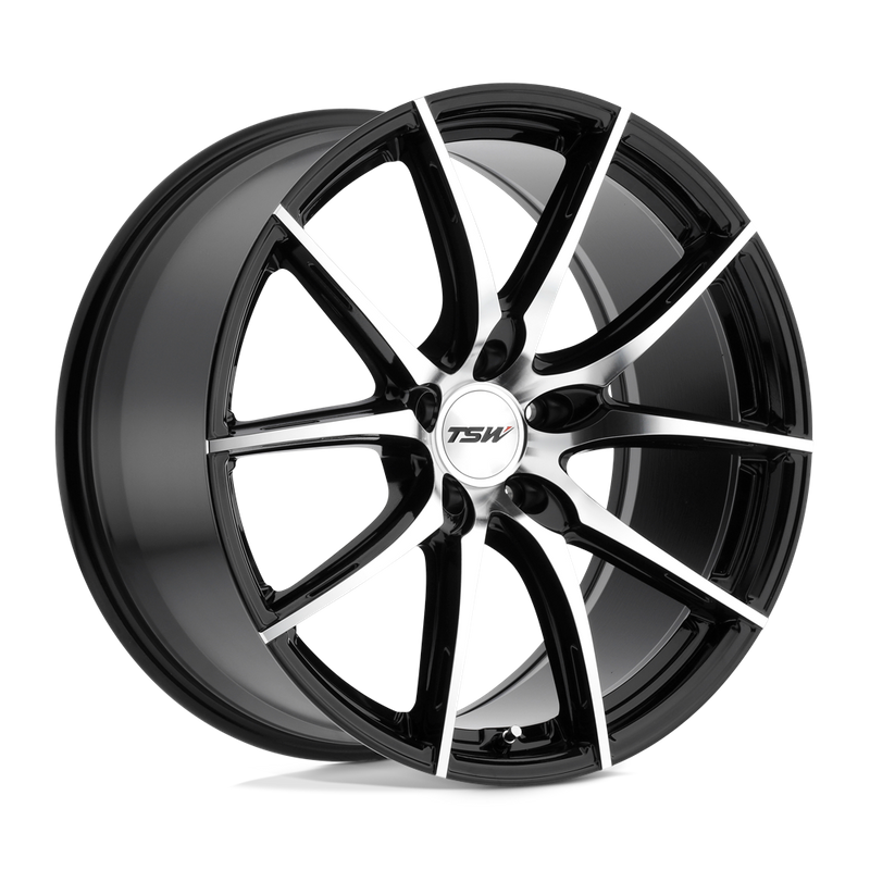TSW SPRINT, GLOSS BLACK W/ MIRROR CUT FACE (18x8.5 ET40 5x108)