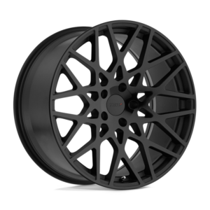 TSW VALE, DOUBLE BLACK - MATTE BLACK W/ GLOSS BLACK FACE (19x8.5 ET43 5x112)