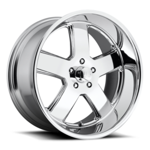 US Mag 1PC U116 HUSTLER, CHROME PLATED (20x9.5 ET1 5x120.65)