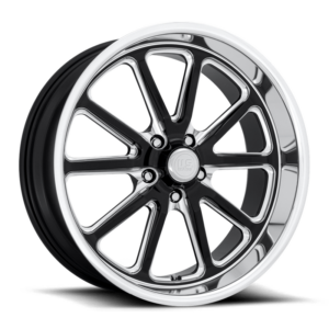 US Mag 1PC U117 RAMBLER, GLOSS BLACK MILLED (17x8 ET1 5x120.65)