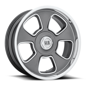 US Mag 1PC U125 BOULEVARD, MATTE GUN METAL (20x8 ET1 6x139.7)