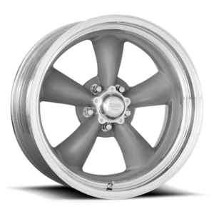 American Racing Vintage VN205 CLASSIC TORQ THRUST II, Torq Thrust Gray Polished Lip (17x7 ET0 5x114.3)
