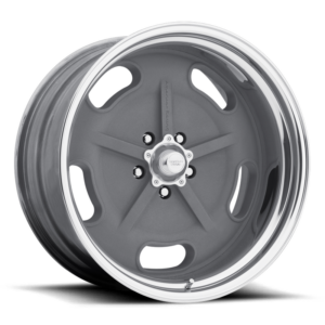 American Racing Vintage VN470 SALT FLAT, Mag Gray Center Polished Barrel (15x7 ET-6 5x114.3)