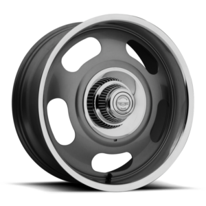 American Racing Vintage VN506, Mag Gray Center Polished Lip (17x7 ET0 5x120.65/5x127)