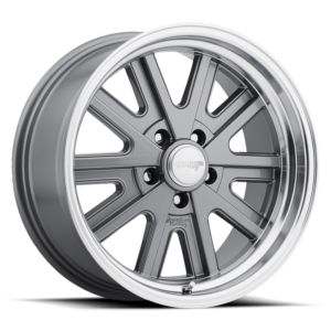 American Racing Vintage VN527 427 MONO CAST, Mag Gray Machined (17x9 ET0 5x114.3)