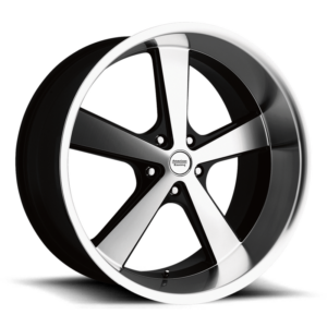 American Racing Vintage VN701 NOVA, Gloss Black Machined (22x9 ET15 5x127)