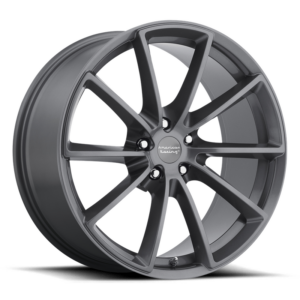 American Racing Vintage VN806 FAST BACK, Anthracite With Machined Face (20x9 ET40 5x114.3)
