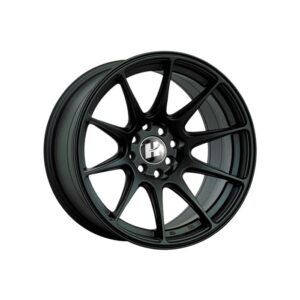 HUSSLA 027, MATTE BLACK (19X8.5 ET20 4X95.25)