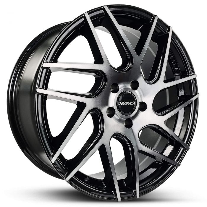HUSSLA SAVAGE, GLOSS BLACK DARK TINT (18X8.5
ET40 5X110)