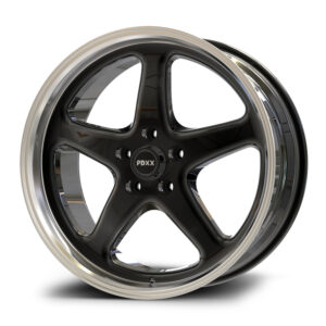PDXX WS MAX PDXX, MACHINED LIP BLACK (22X9.0 ET40 5X120)