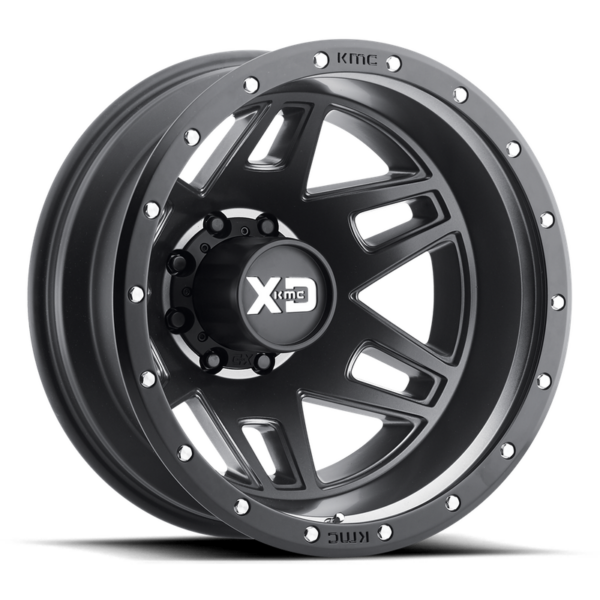 XD XD130 MACHETE DUALLY, Satin Black With Reinforcing Ring (20x7.5 ET-152 8x165.1)
