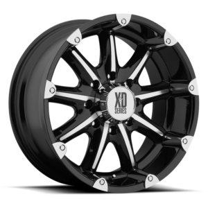 XD XD779 BADLANDS, Gloss Black Machined (18x9 ET-12 6x139.7)