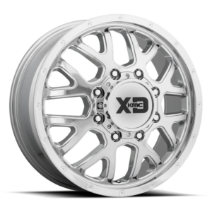 XD XD843 GRENADE DUALLY, Chrome - Front (17x6.5 ET111 8x200)