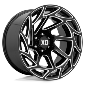 XD XD860 ONSLAUGHT, Gloss Black Milled (20x10 ET-18 5x127)