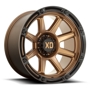 XD XD863, Matte Bronze With Black Lip (20x9 ET0 8x170)