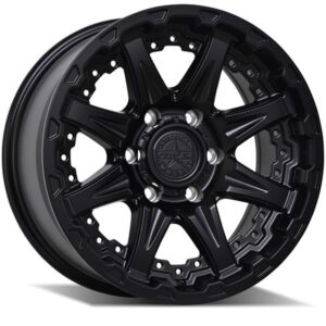 AMERICAN OUTLAW AMERICAN OUTLAW DOUBLESHOT, DOUBLESHOT SATIN BLACK (17X8.5 ET18 6X139.7)