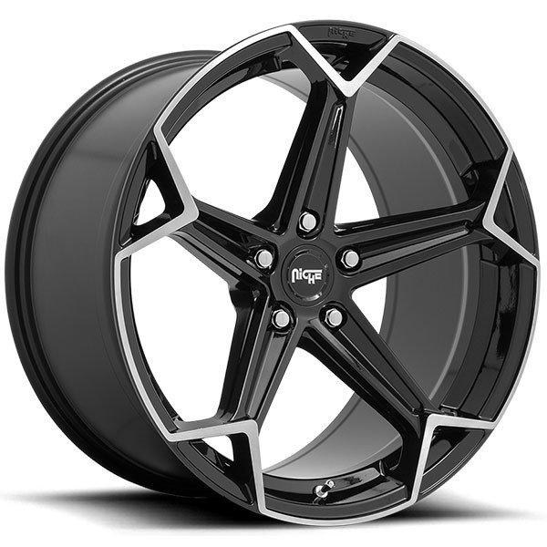 NICHE WHEELS ARROW, NICHE ARROW M259 GLOSS BLACK BRUSHED (20X10.5 ET20 5X115)