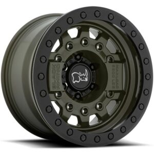 BLACK RHINO BLACK RHINO AVENGER BEADLOCK, AVENGER BEADLOCK OLIVE DRAB GREEN (17X8.5 ET-30 6X139.7)