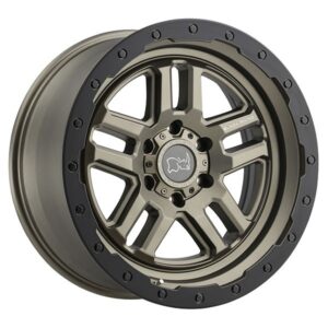 BLACK RHINO BLACK RHINO BARSTOW, BARSTOW MATTE BRONZE W BLACK LIP (18X8 ET38 6X130)