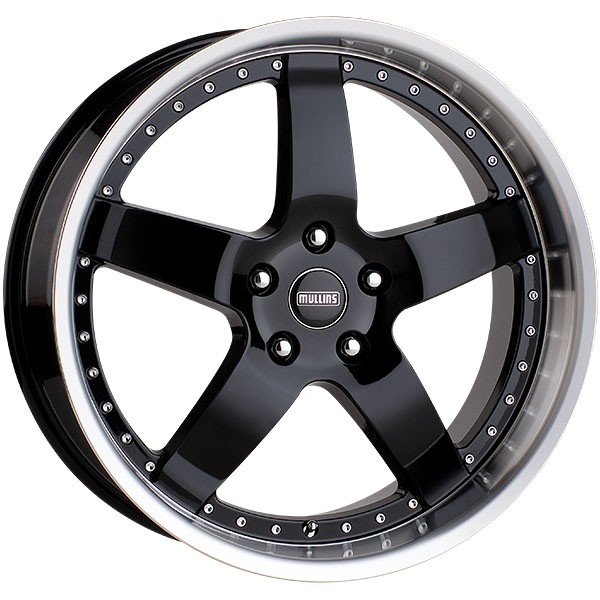CSA CSA BERETTA, BERETTA GLOSS BLACK W MACHINED LIP (18X8 ET40 5X100)