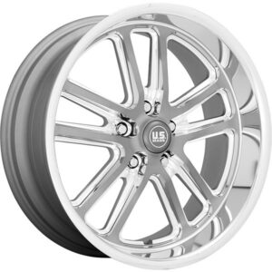 US MAGS US MAGS BULLET, BULLET U130 TEXTURED GUNMETAL MILLED (20X9.5 ET1 5X127)