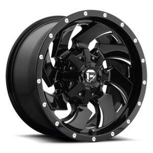 FUEL FUEL CLEAVER, CLEAVER D574 GLOSS BLACK MILLED (17X9 ET-12 5X114.3)