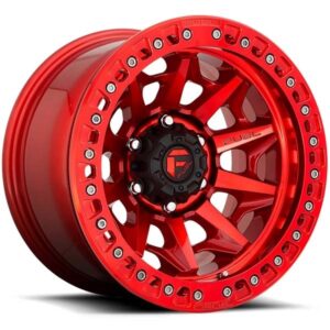 FUEL FUEL COVERT, COVERT BEADLOCK D113 CANDY RED (17X9 ET-15 5X127)