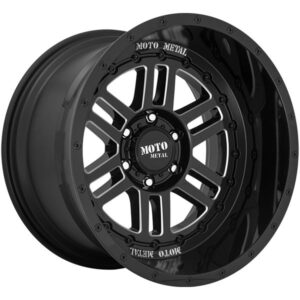MOTO METAL MOTO METAL MO800 DEEP SIX, MO800 DEEP SIX GLOSS BLACK MILLED (22X12 ET-44 5X127)