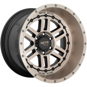 MOTO METAL MOTO METAL MO800 DEEP SIX, MO800 DEEP SIX SATIN BLACK W BRONZE TINT (20X10 ET-18 5X127)