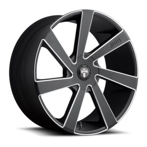 DUB DUB DIRECTA, DIRECTA S133 BLACK MILLED (22X9.5 ET15 5X115)