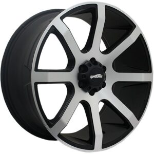 DYNAMIC ALLOY DYNAMIC ALLOY DT8, DT8 GLOSS BLACK MACHINED (17X8 ET30 5X114.3)