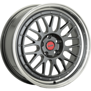 SSW Interlargos, Gun Metal Lip Polished Centre Polished (19X8.5 ET42 5X120)