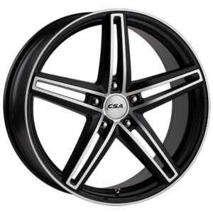 CSA CSA EMOTION, EMOTION SATIN BLACK W MACHINED FACE (17X7.5 ET45 5X100)
