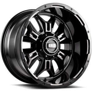 GRID GRID GD11, GD11 MATTE BLACK DARK TINT (17X9 ET35 6X114.3)