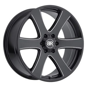 BLACK RHINO HAKA GLOSS BLACK MILLED,  (20X8.5 ET30 6X135)
