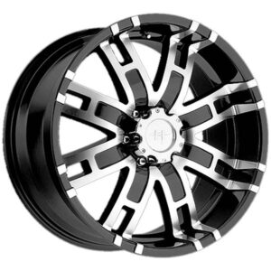 HELO HELO HE835, HE835 GLOSS BLACK MACHINED (17X8 ET0 8X165.1)