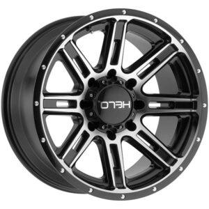 HELO HELO HE900, HE900 GLOSS BLACK MACHINED (17X9 ET-12 6X135)