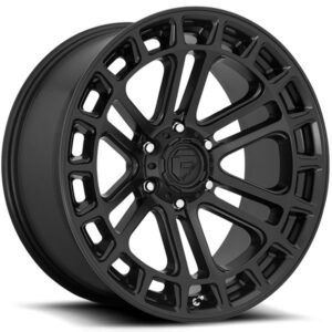 FUEL FUEL HEATER, HEATER D718 MATTE BLACK (17X9 ET-12 6X135)