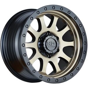 KING KING HURRICANE, HURRICANE SATIN BRONZE W BLACK LIP (18X9 ET30 6X139.7)